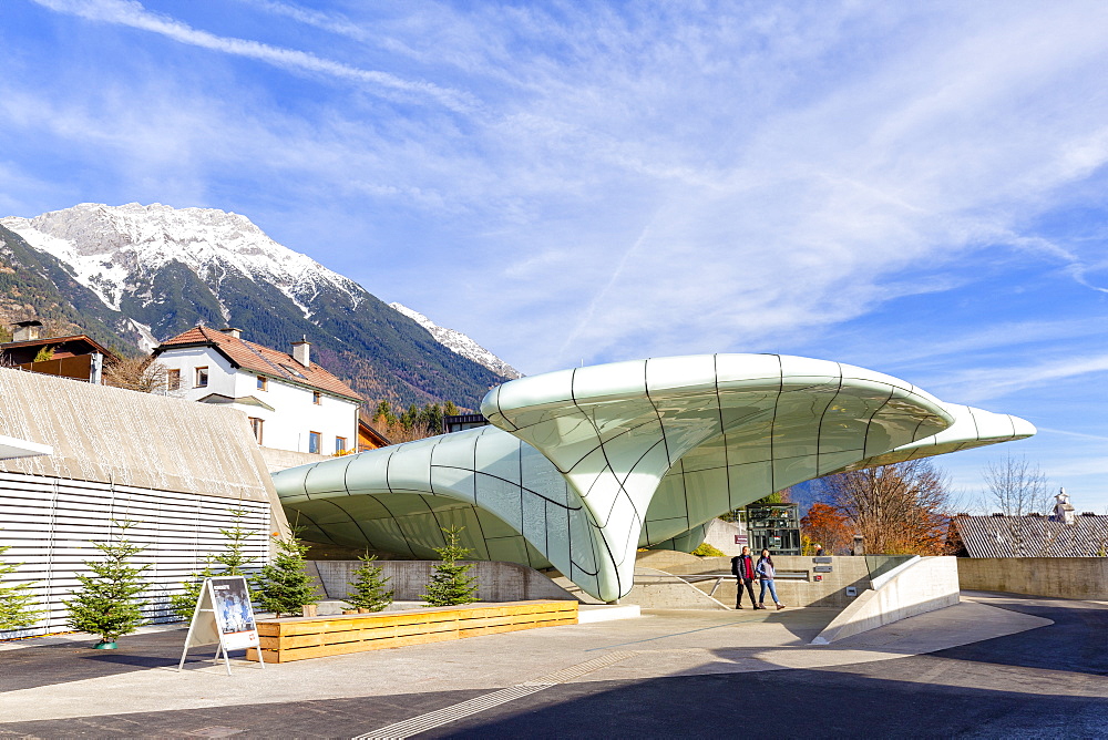 Hungerburg station designed by Zaha Hadid, Innsbruck, Tyrol, Austria, Europe