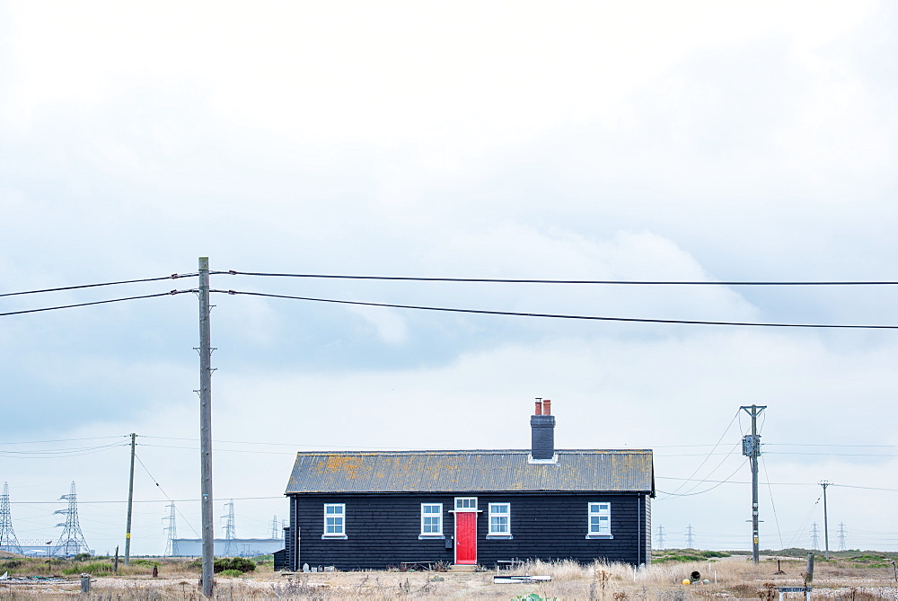 House in Dungeness, Kent, England, United Kingdom, Europe