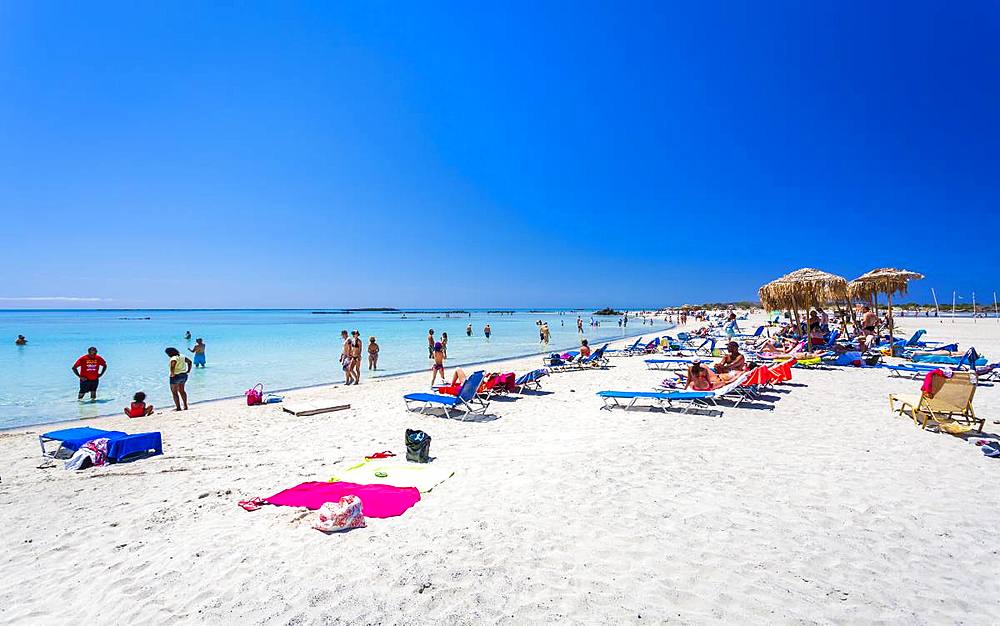 Elafonissi Beach, Chania region, Crete, Greek Islands, Greece, Europe