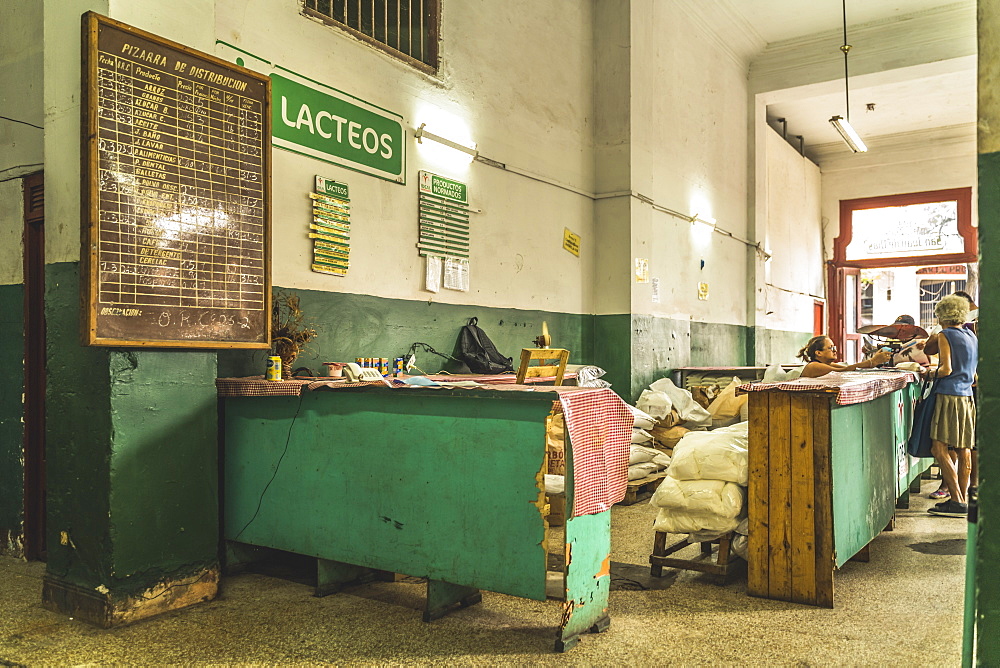 Local shop in old La Habana (Havana), Cuba, West Indies, Caribbean, Central America