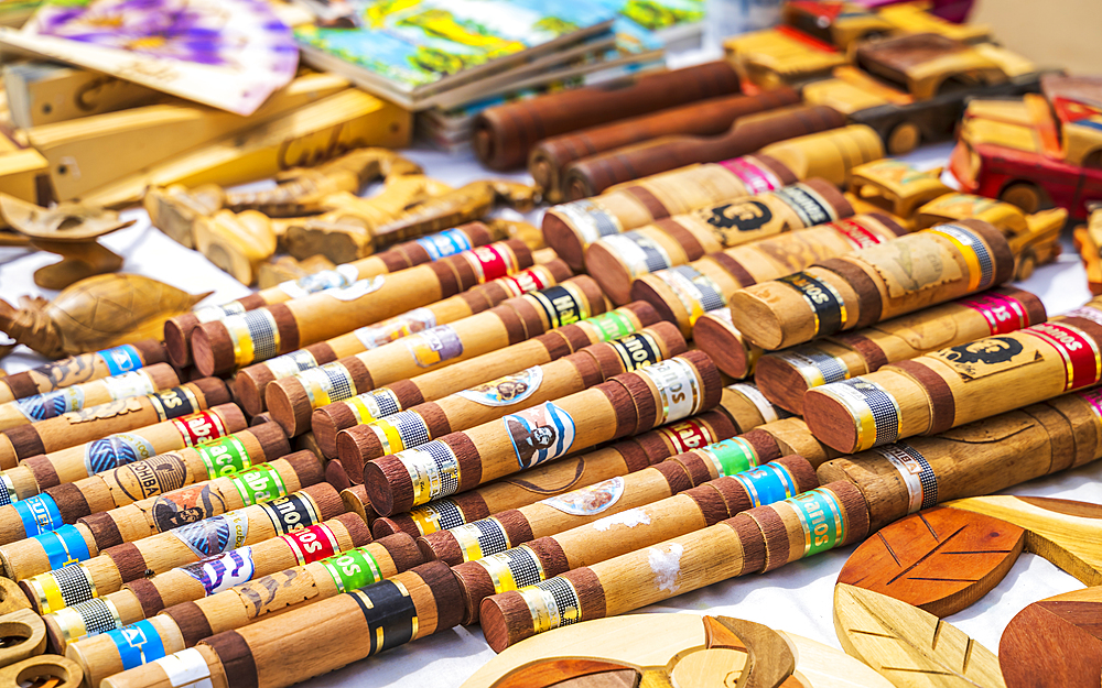 Souvenir market in Vinales, UNESCO World Heritage Site, Pinar del Rio Province, Cuba, West Indies, Caribbean, Central America