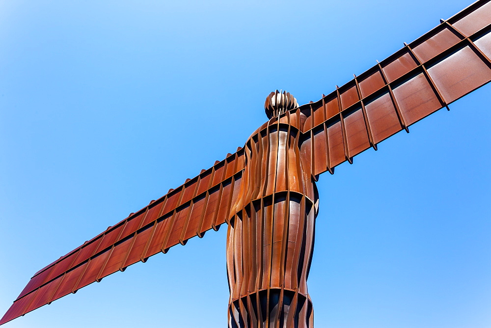 Angel of the North sculpture by Antony Gormley, Gateshead, Newcastle-upon-Tyne, Tyne and Wear, England, United Kingdom, Europe