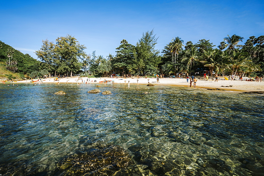 Patong beach in Patong, Phuket, Thailand, Southeast Asia, Asia