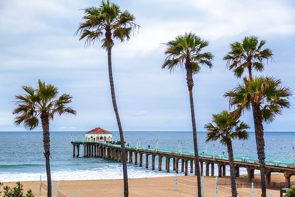 Manhattan Beach Pier, California, United States of America, North America