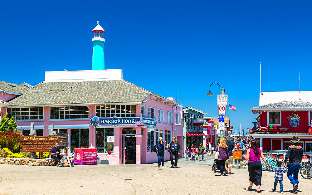 Fisherman's Wharf, Monterey Bay, Peninsula, Monterey, Pacific Ocean, California, United States of America, North America