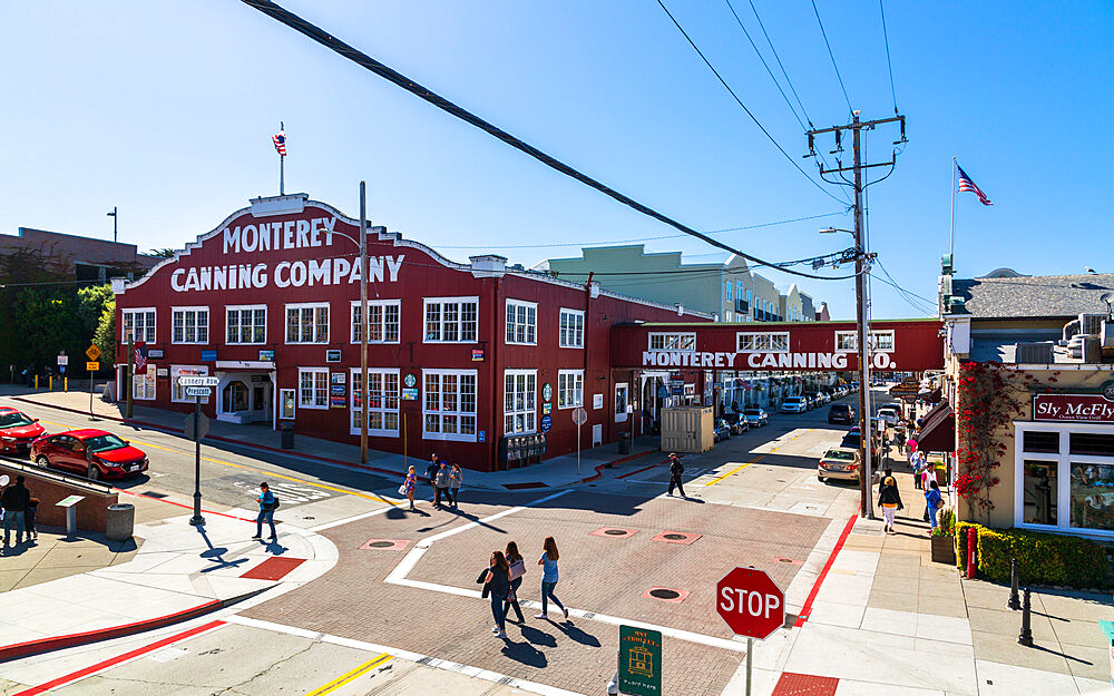 Monterey Canning Company building, Monterey Bay, Peninsula, Monterey, California, United States of America, North America