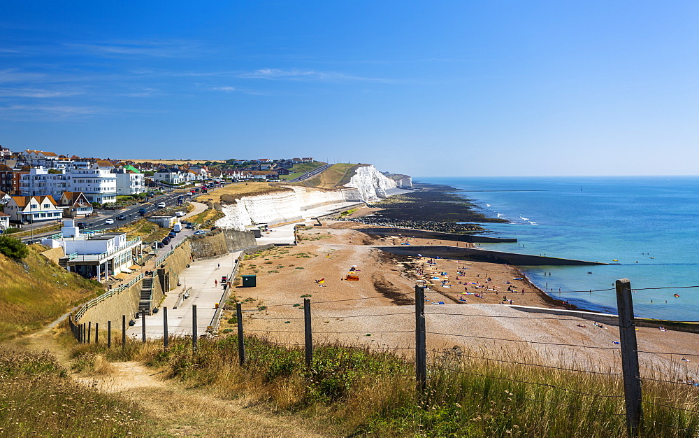 Marina Cliffs and Undercliff Beach, Brighton, Sussex, England, United Kingdom, Europe