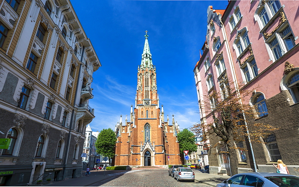 Old St. Gertrude's Church, Riga, Latvia, Baltic States, Europe