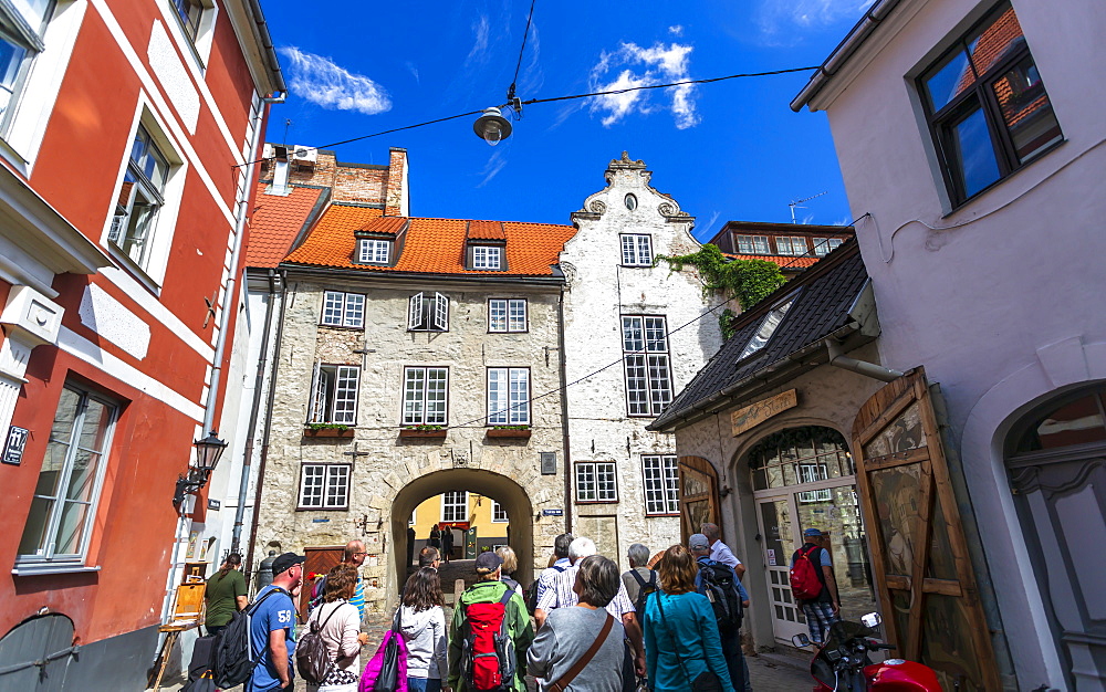 The Swedish Gate, Old Riga, Latvia, Baltic States, Europe