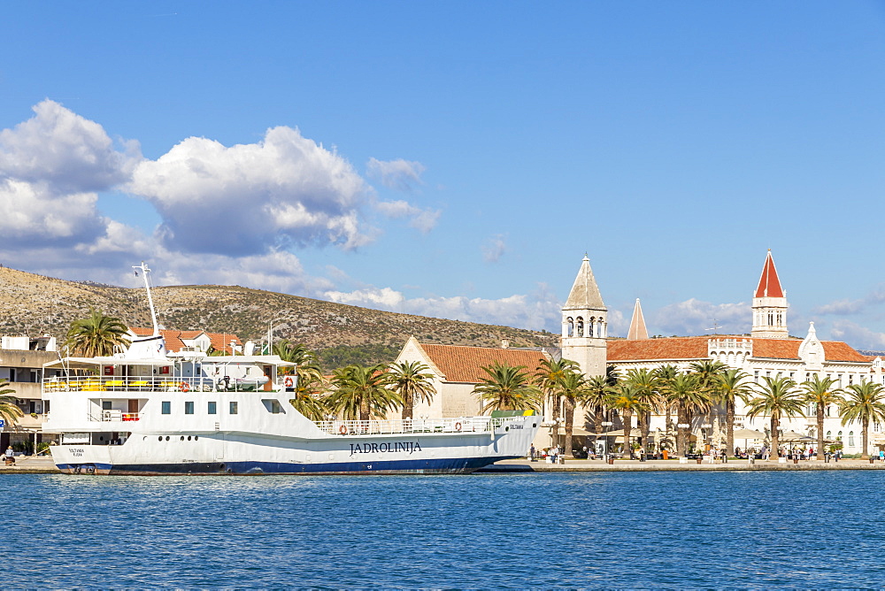 Cityscape of the old town of Trogir, Croatia, Europe