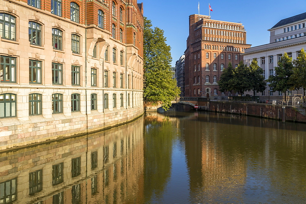 The Laeiszhof and the Patriotische Gesellschaft Kontorhaeuser in Hamburg, Germany, Europe