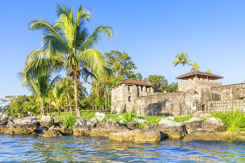 San Felipe de Lara Fortress near Rio Dulce, Guatemala, Central America