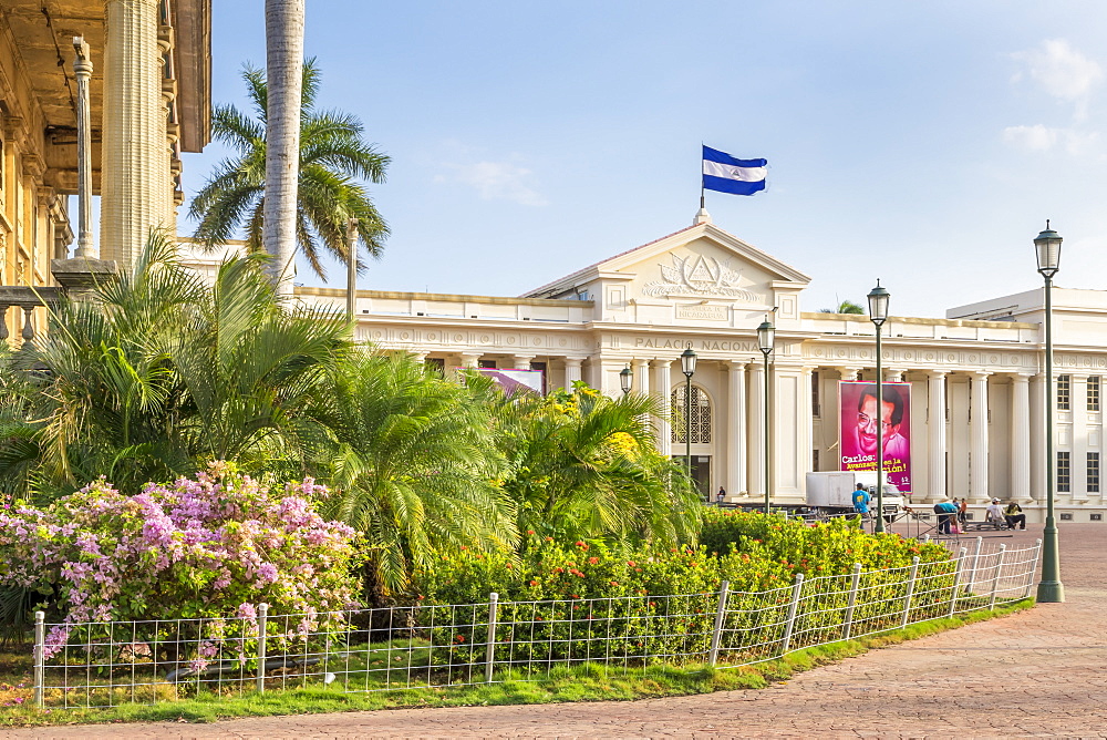 The National Palace at Revolution Square in the Nicaraguan capital Managua, Nicaragua, Central America