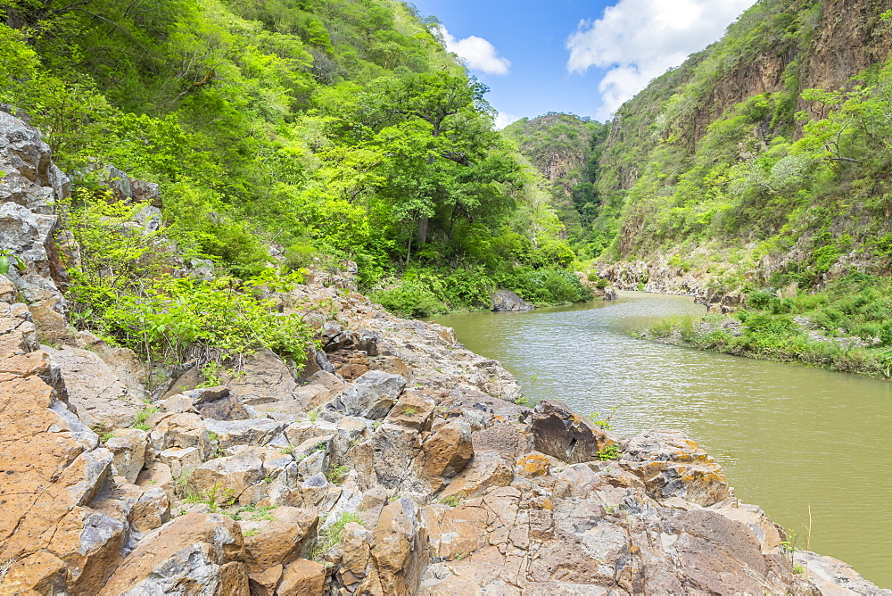 Coco River inside the Somoto Canyon, Nicaragua, Central America