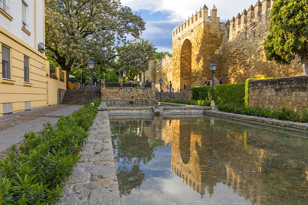 Historical Almodavar Gate, Cordoba, Andalusia, Spain, Europe