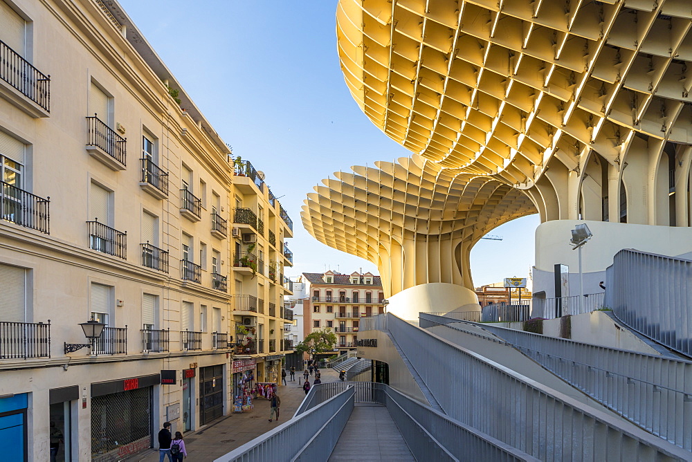 Metropol Parasol building, Seville, Andalusia, Spain, Europe