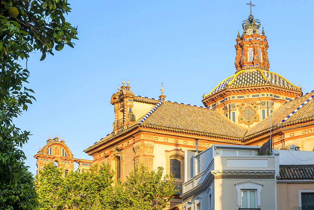 Cupula of the Santa Maria Magdalena Church, Seville, Andalusia, Spain, Europe