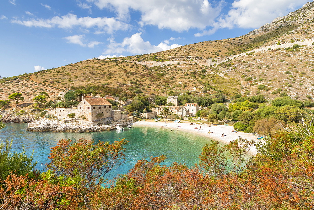 Dubovica Beach on the island Hvar, Croatia, Europe