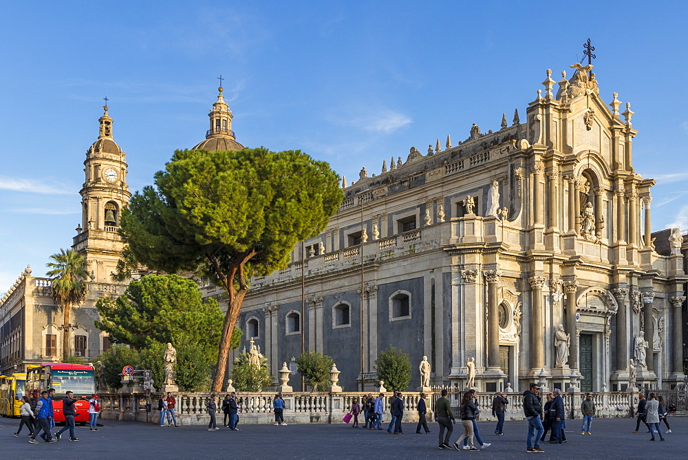 The Catania Cathedral, Catania, Sicily, Italy, Europe