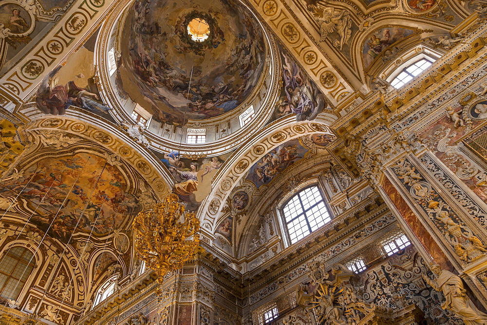 Interior of the Santa Caterina d'Alessandria Church, Palermo, Sicily, Italy, Europe