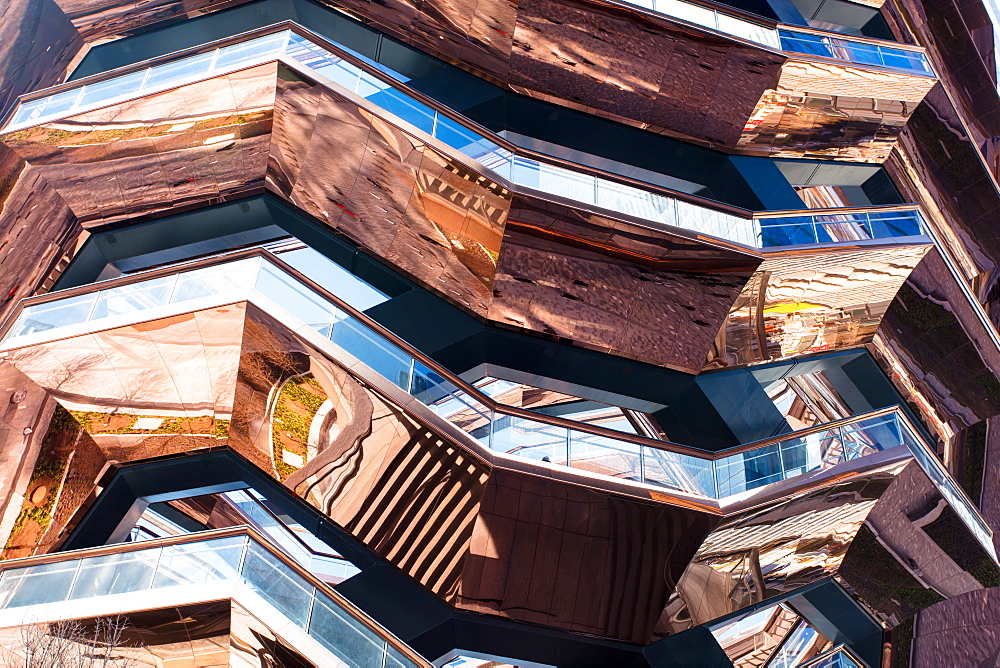 The Vessel (Hudson Yards Staircase), Hudson Yards Public Square, New York City, New York, United States of America, North America