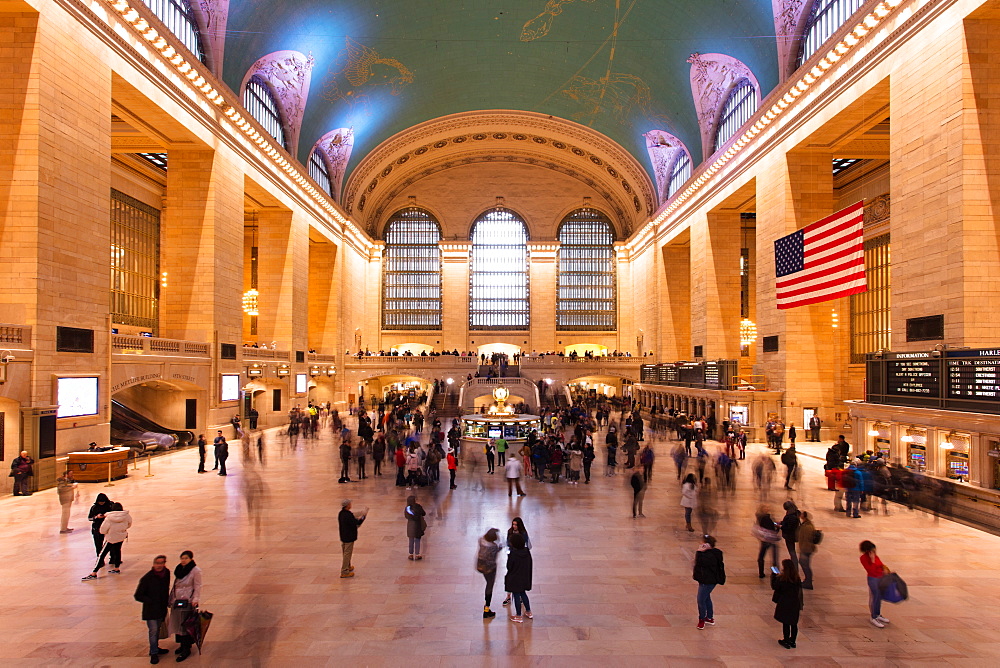 Main concourse at Grand Central Station, New York City, New York, United States of America, North America