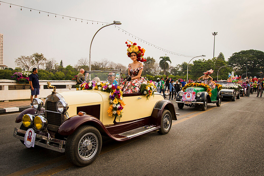 Chiang Mai Flower Festival 2018, Chiang Mai, Thailand, Southeast Asia, Asia