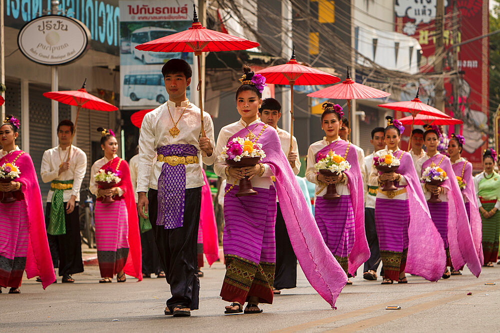 Chiang Mai Flower Festival 2018, Chiang Mai, Thailand, Southeast Asia, Asia