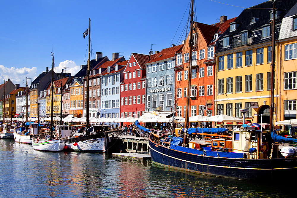 Nyhavn, Copenhagen, Denmark, Europe