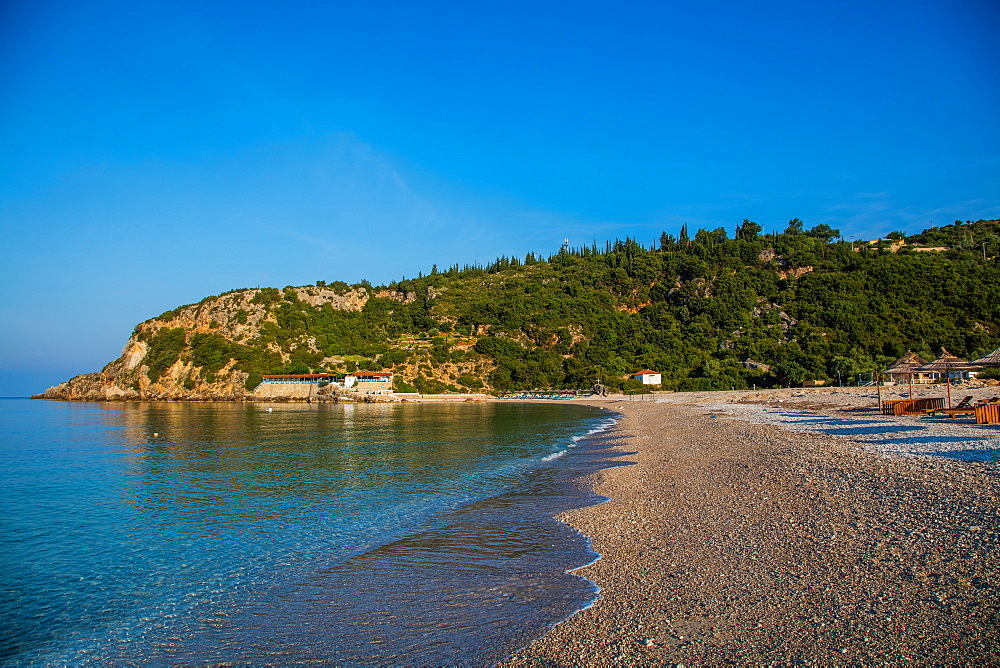 Livadi Beach, Himara, South coast, Albania, Europe