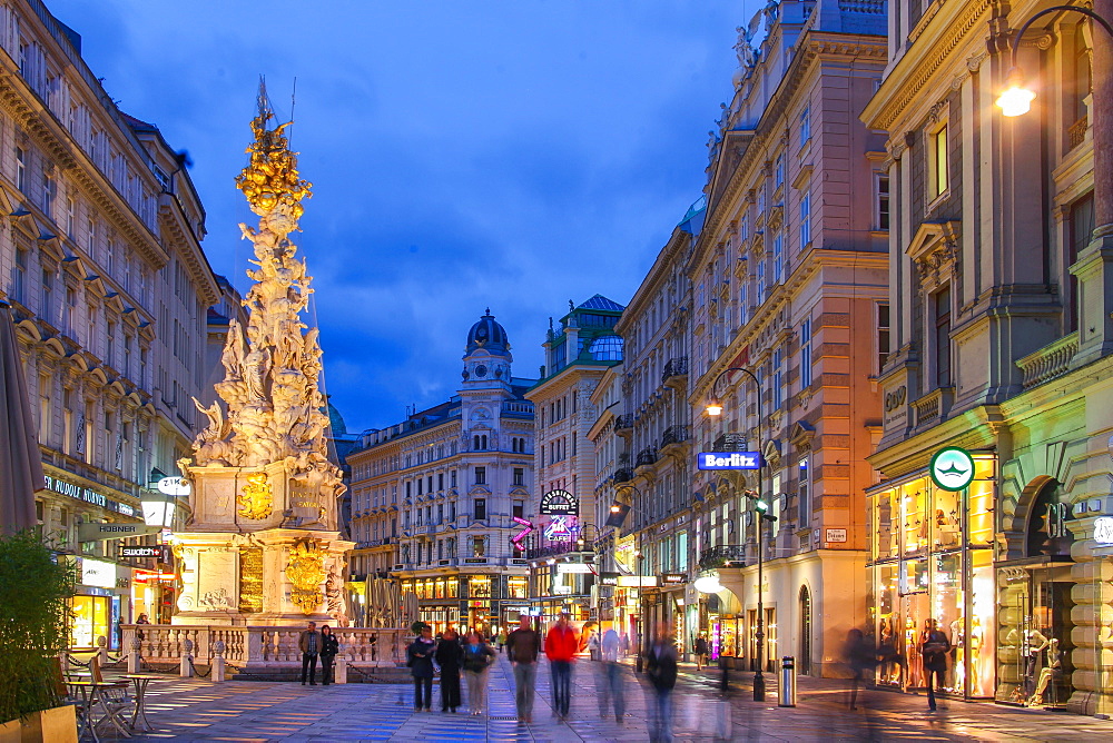 Graben Strasse, Vienna, Austria, Europe