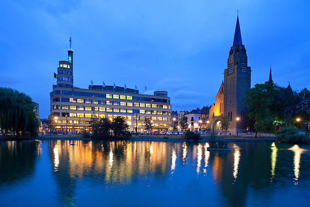 Place Flagey, Brussels, Belgium, Europe