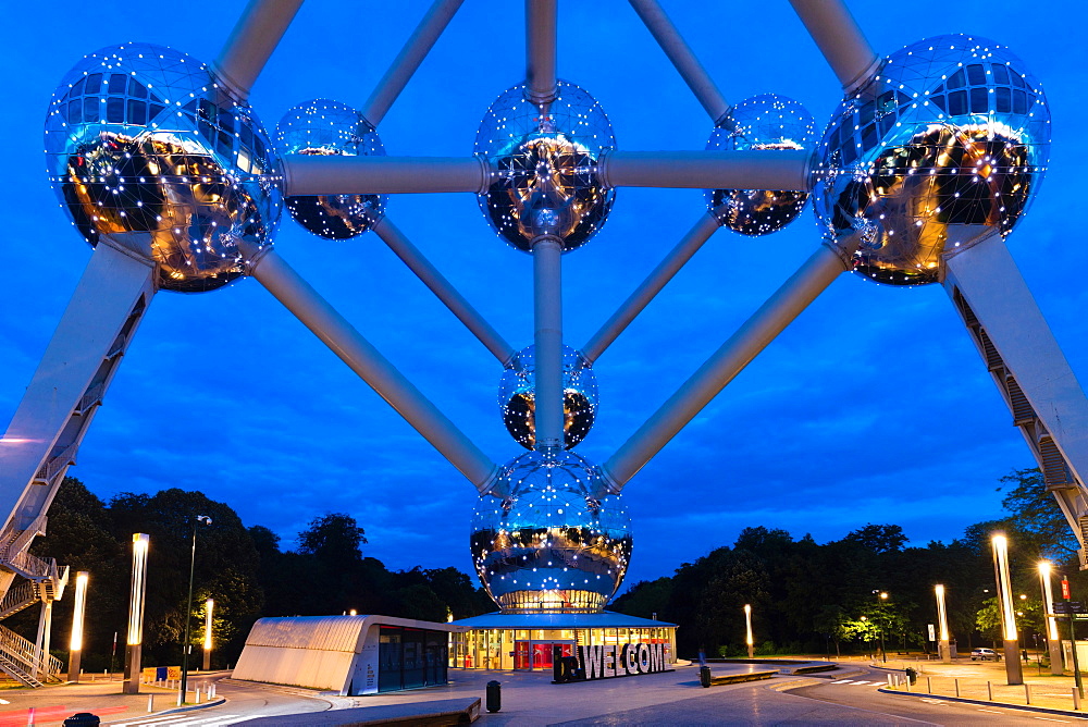 The Atomuim, Brussels, Belgium, Europe