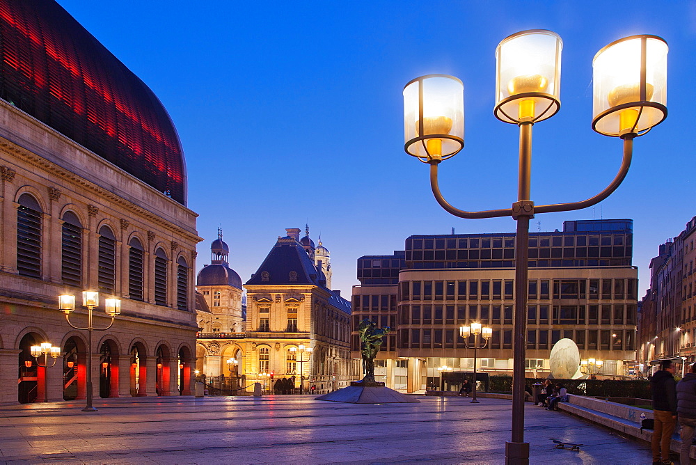 Pradel Square, Lyon, Auvergne-Rhone-Alpes, France, Europe