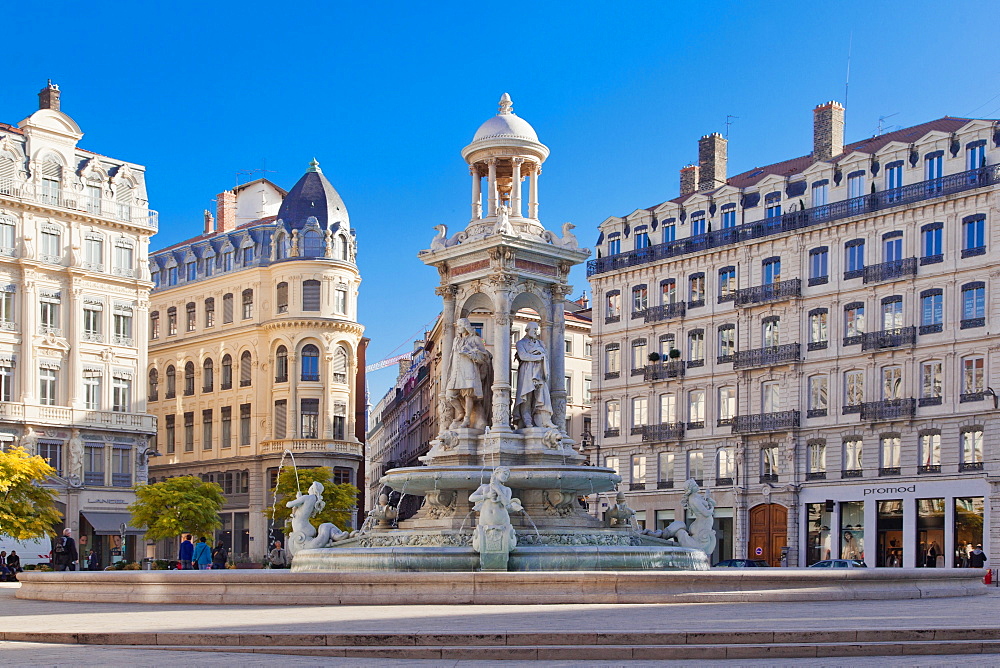 Jacobins Square, Lyon, Auvergne-Rhone-Alpes, France, Europe