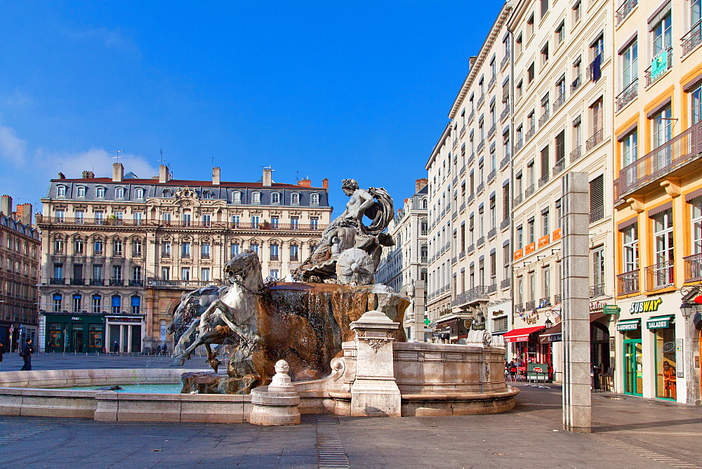 Terreaux Square, Lyon, Auvergne-Rhone-Alpes, France, Europe