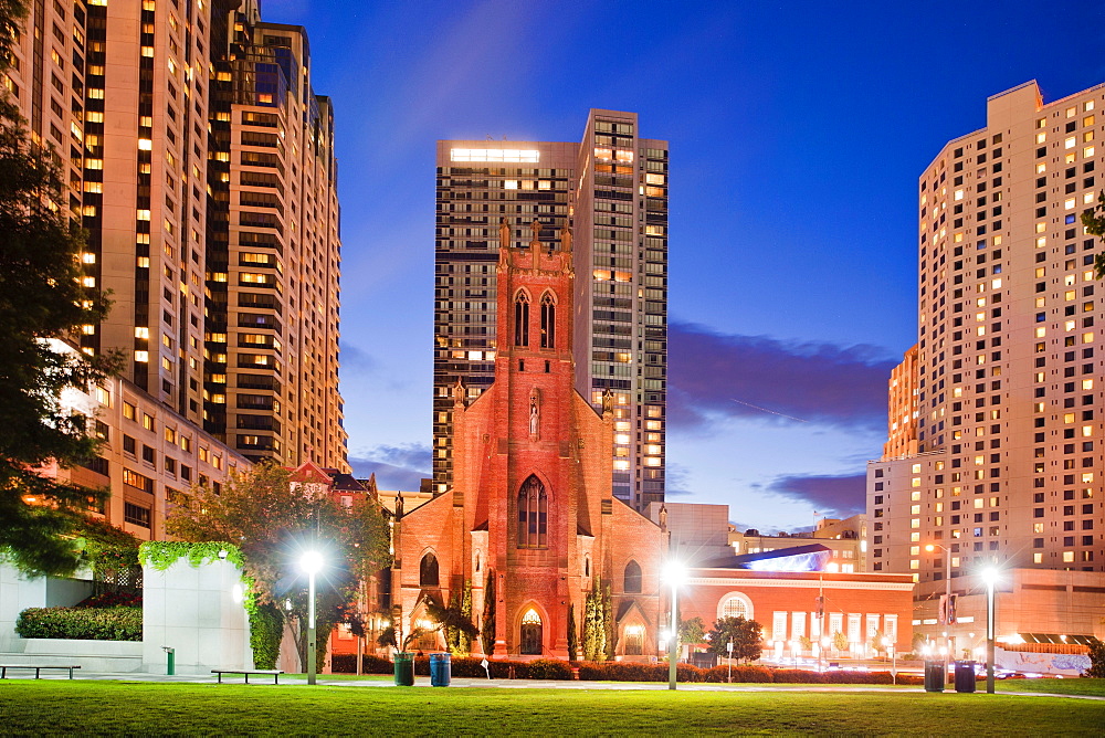 Yerba Buena Garden, San Francisco, California, United States of America, North America