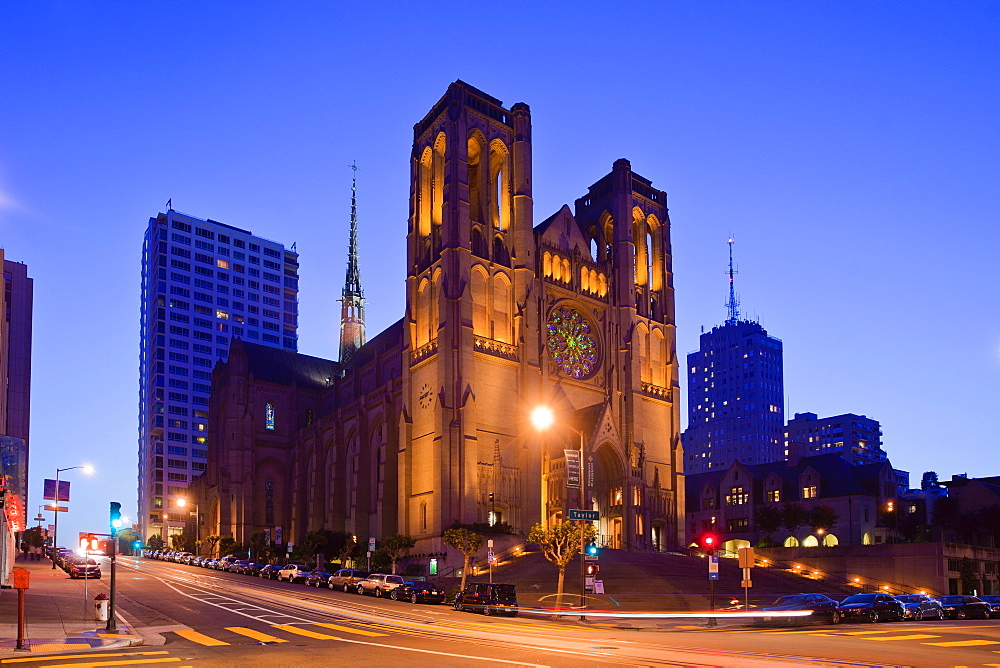 Grace Cathedral, San Francisco, California, United States of America, North America