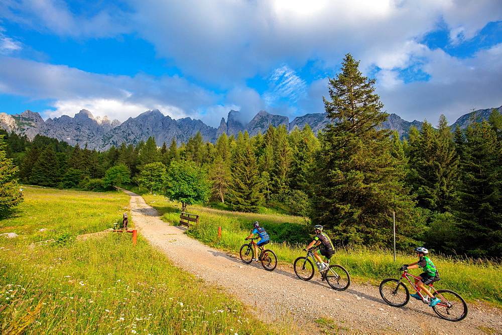 On the way to the Passo dei Campelli, Val di Scalve, Lombardy, Italy, Europe