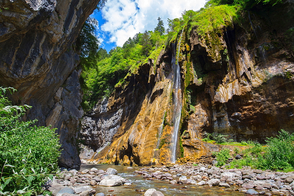 Canyon di Scalve, Via Mala di Scalve, Val di Scalve, Lombardy, Italy, Europe