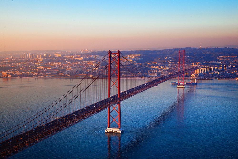 Bridge 25 of July, Lisbon, Portugal, Europe