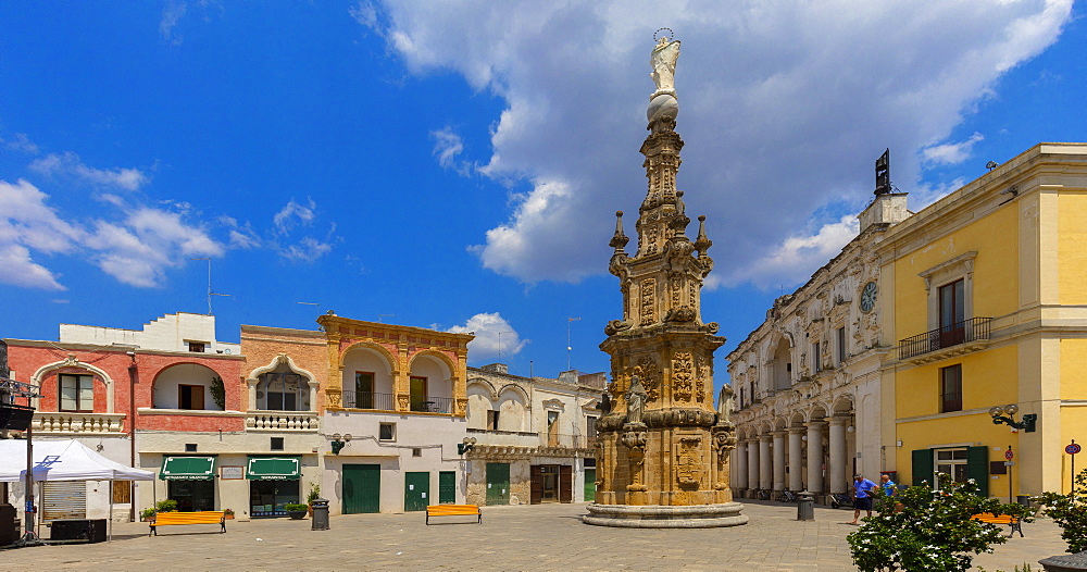 Piazza Salandra, Nardo, Puglia, Italy, Europe