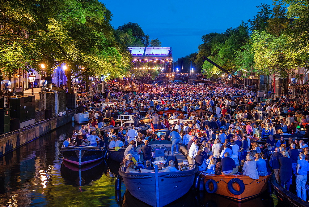 Grachtenfestival, Amsterdam, North Holland, The Netherlands, Europe