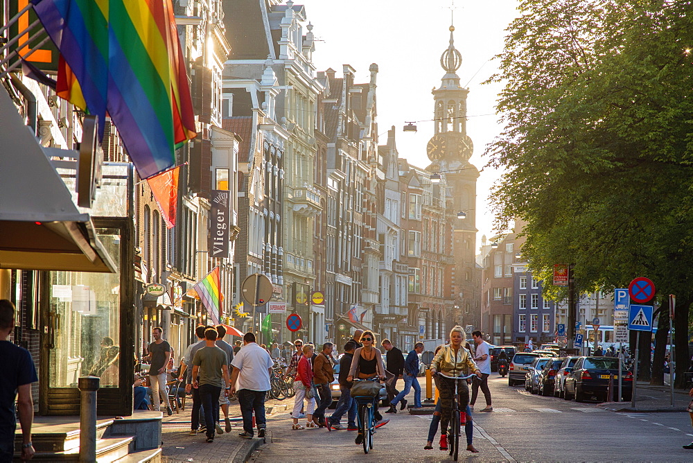 Munttoren, Amsterdam, North Holland, The Netherlands, Europe