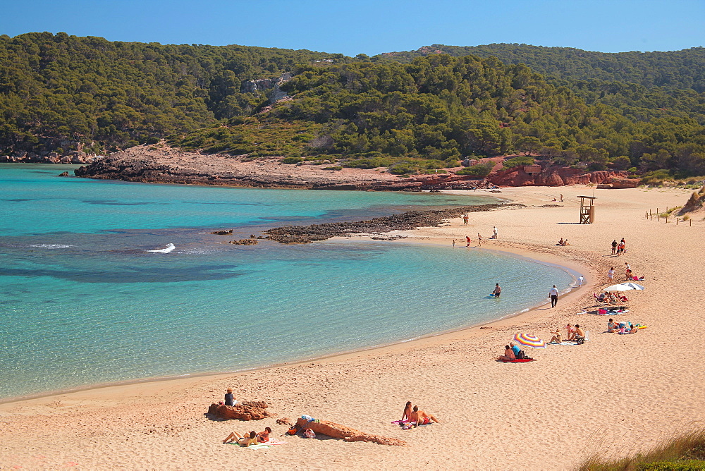 Agarianes beaches, Minorca, Balearic Islands, Spain, Mediterranean, Europe