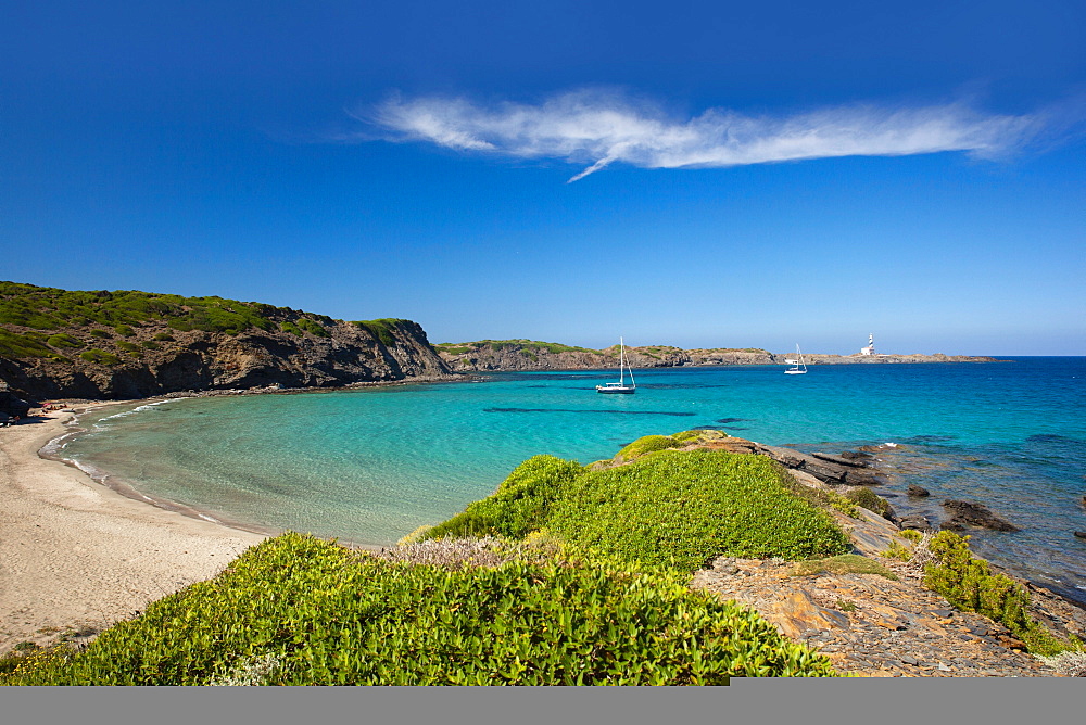 Cala Tortuga Beach, Minorca, Balearic Islands, Spain, Mediterranean, Europe