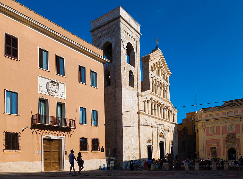 Santa Maria Cathedral dating from the 13th century, Cagliari, Sardinia, Italy, Europe