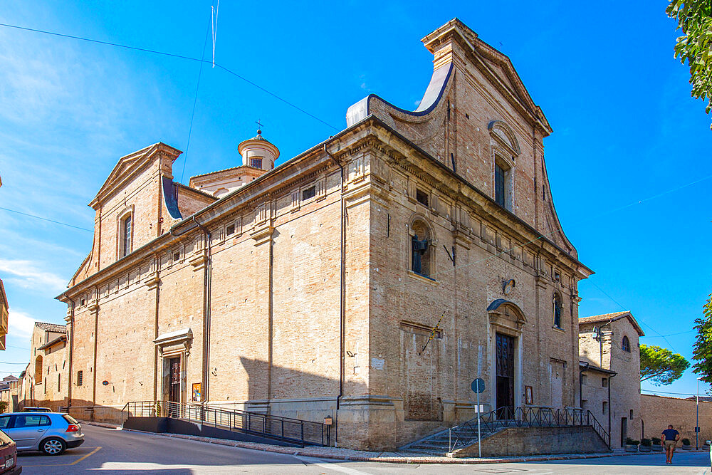 Santa Chiara Church, Montefalco, Perugia, Umbria, Italy, Europe