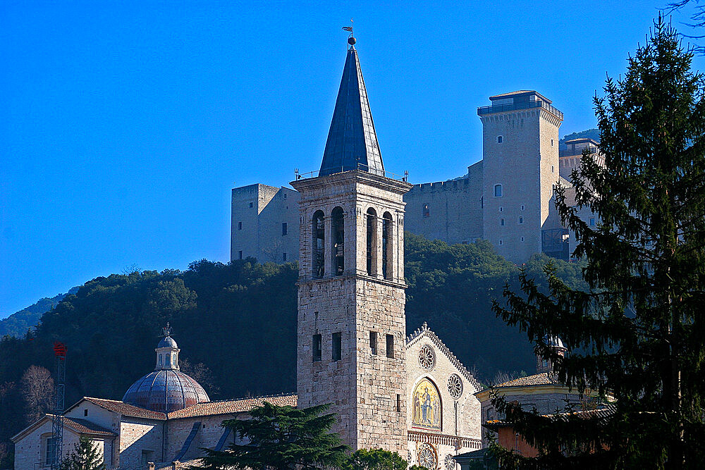 Cathedral of Santa Maria Assunta, Spoleto, Perugia, Umbria, Italy, Europe