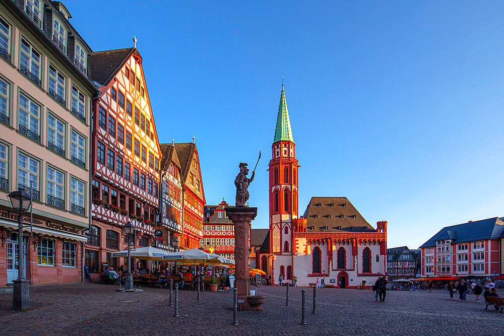 The Romerberg, Frankfurt am Main, Hesse, Germany, Europe